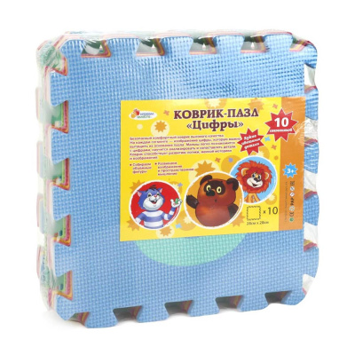 Коврик-пазл Союзмультфильм Цифры Играем Вместе B25273NUM-CRT